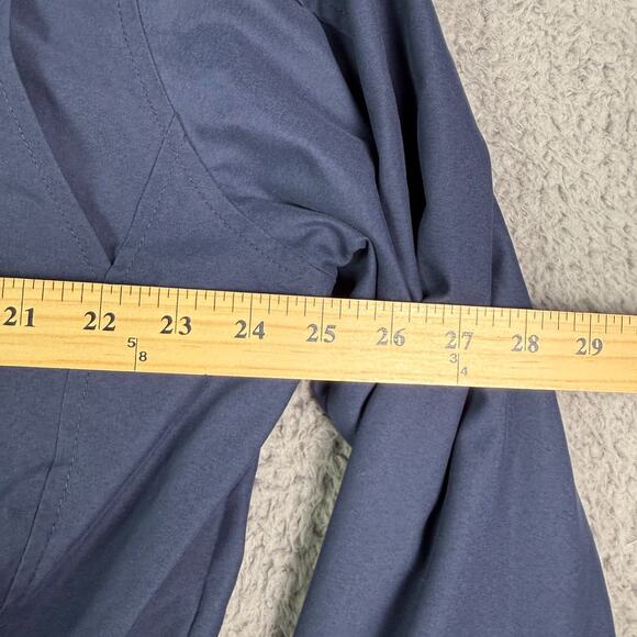 Polo Ralph Lauren Jacket Mens M Navy Bi Swing Windbreaker Zip Bomber Chin Strap - Picture 5 of 8